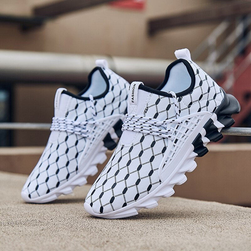 Tênis Volt Chaser Masculino - Design Geométrico 3D com Solado Bicolor