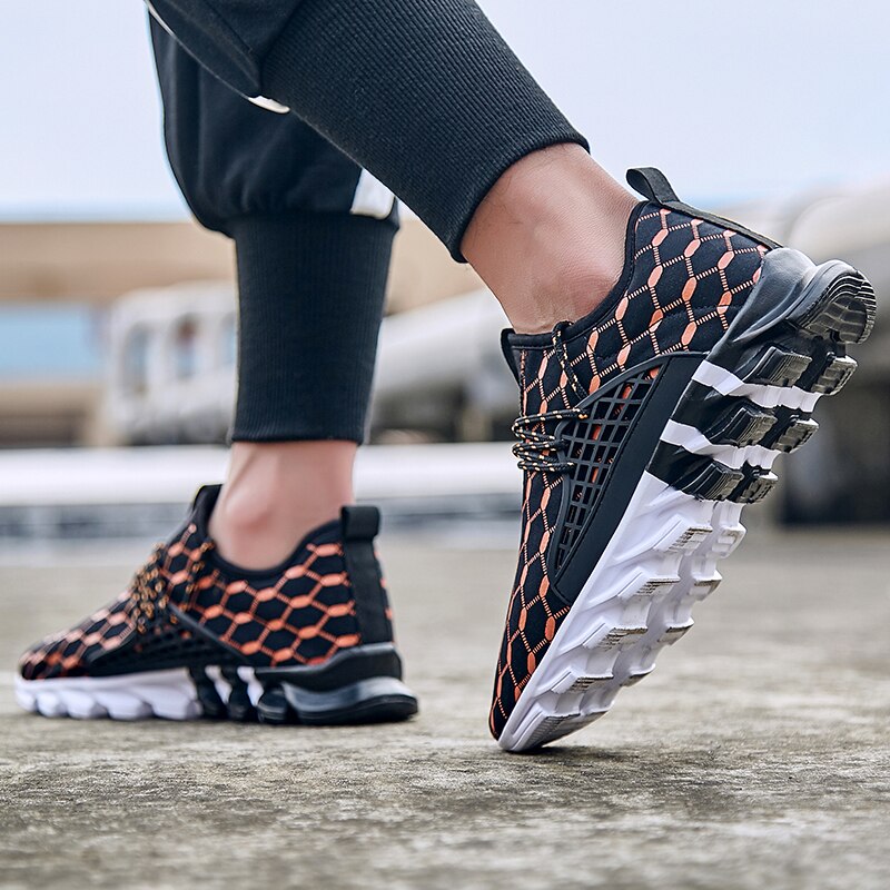 Tênis Volt Chaser Masculino - Design Geométrico 3D com Solado Bicolor