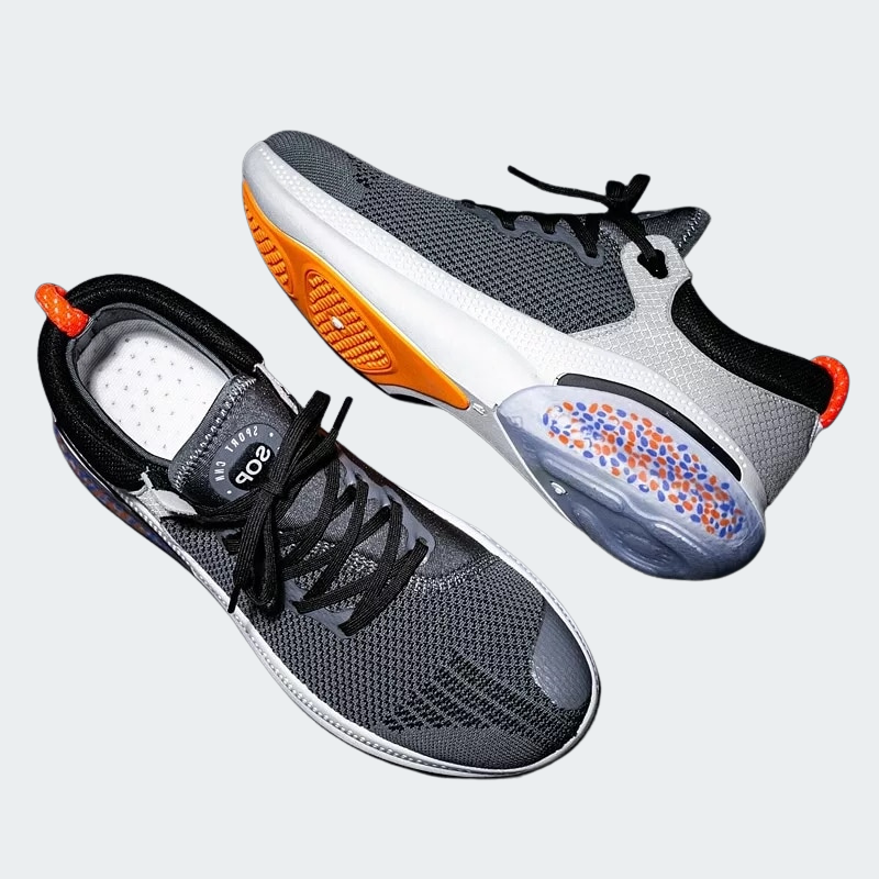 Tênis Rush Masculino - Design Clean White com Tecnologia Cushion Beads