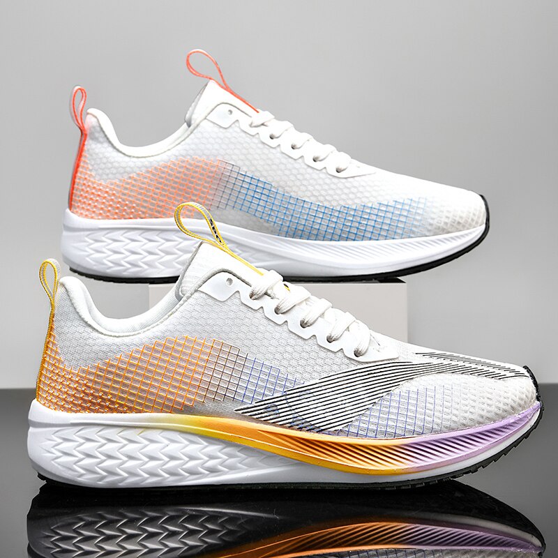 Tênis Sonic Pace Unissex - Malha Respirável com Degradê Energy e Leveza Extrema
