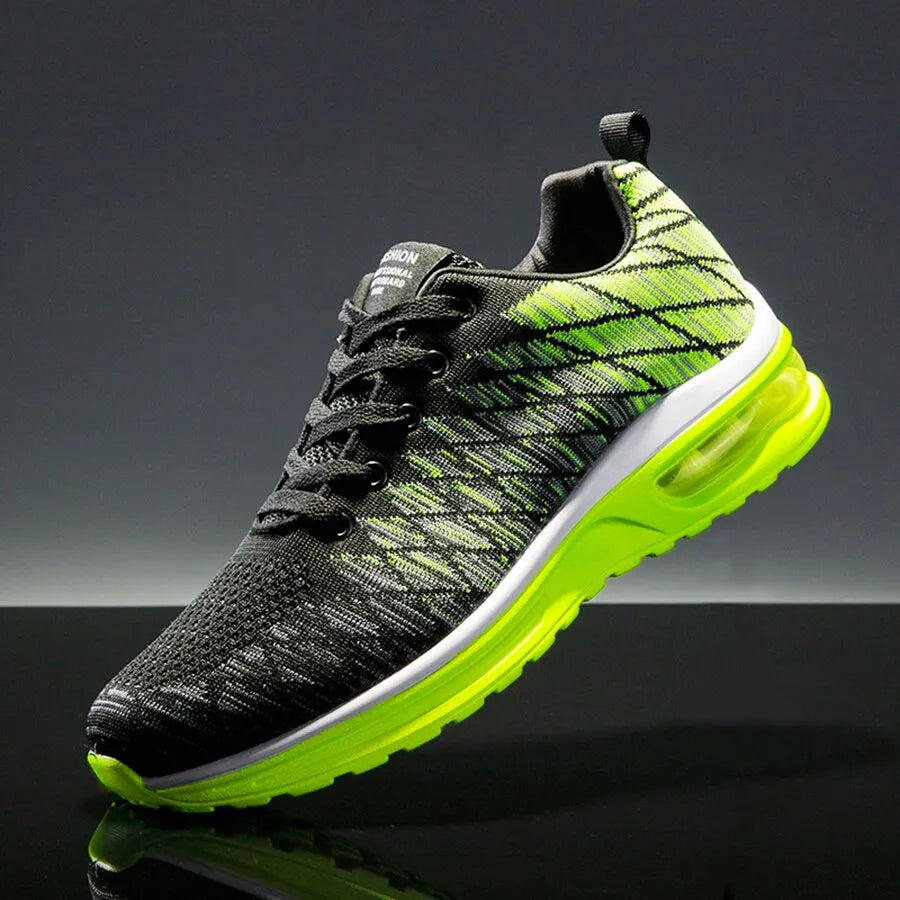 Tênis Zephyr Fly Masculino - Design Esportivo Neon com Amortecimento Air