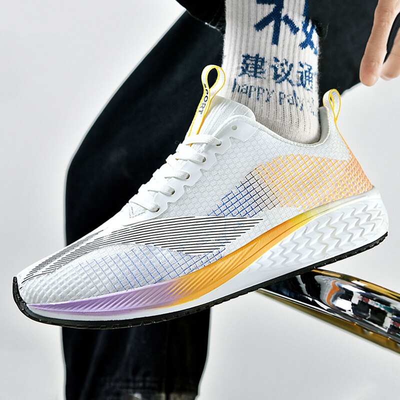 Tênis Sonic Pace Unissex - Malha Respirável com Degradê Energy e Leveza Extrema