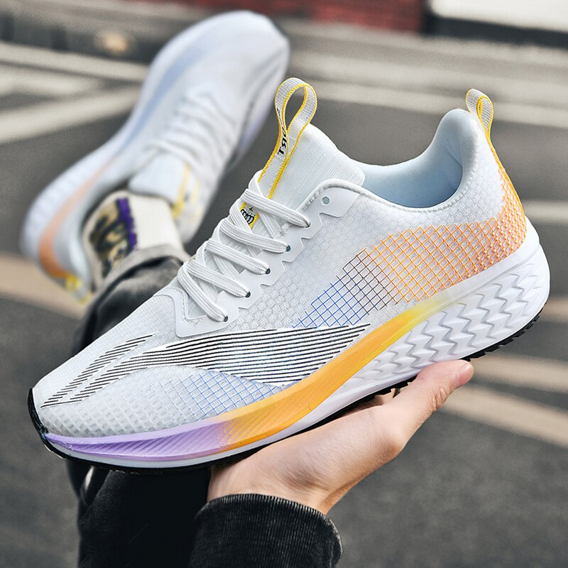 Tênis Sonic Pace Unissex - Malha Respirável com Degradê Energy e Leveza Extrema