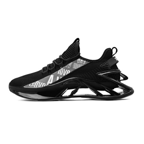 Tênis Nova Glide Unissex - Design Blade Futurista White com Suspensão