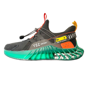 Tênis Comet Speed Unissex - Design Cyberpunk Neon com Solado Translúcido