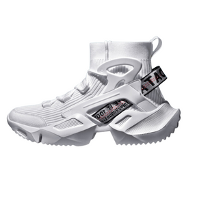 Tênis Meteor Sprint Unissex - Design Techwear High-Top com Faixas Industriais