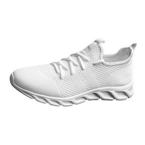 Tênis Galaxy Speed Unissex - Design Minimalista White com Malha Knit