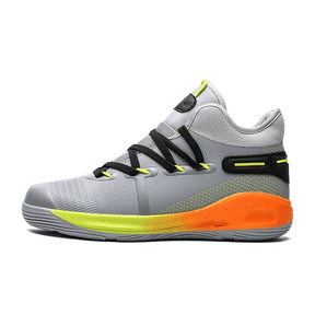 Tênis Pulse Stride Masculino - Design Urbano Grey com Degradê Neon