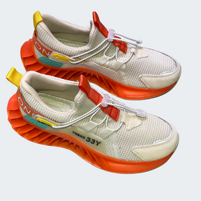 Tênis Comet Speed Unissex - Design Cyberpunk Neon com Solado Translúcido