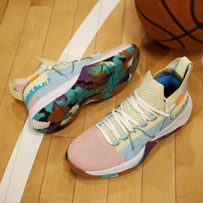 Tênis Raptor Run Unissex - Design Candy Color com Solado Artístico Graffiti