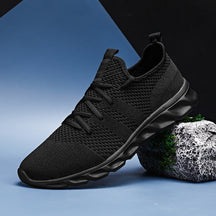 Tênis Galaxy Speed Unissex - Design Minimalista White com Malha Knit