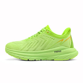 Tênis Orion Stride Unissex - Design Monocromático Neon Green com Amortecimento
