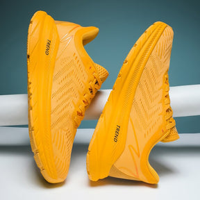 Tênis Orion Stride Unissex - Design Monocromático Neon Green com Amortecimento