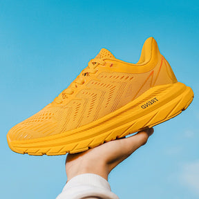 Tênis Orion Stride Unissex - Design Monocromático Neon Green com Amortecimento